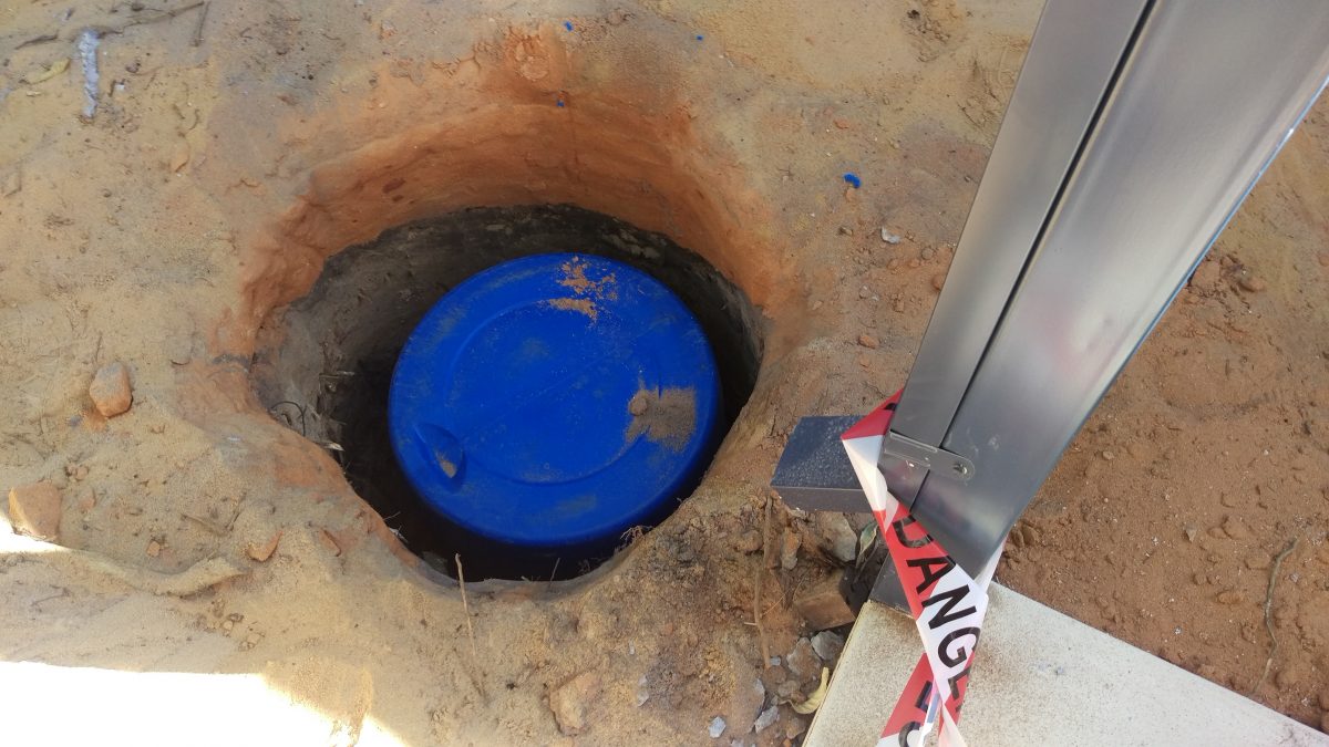 soakwell drain repair